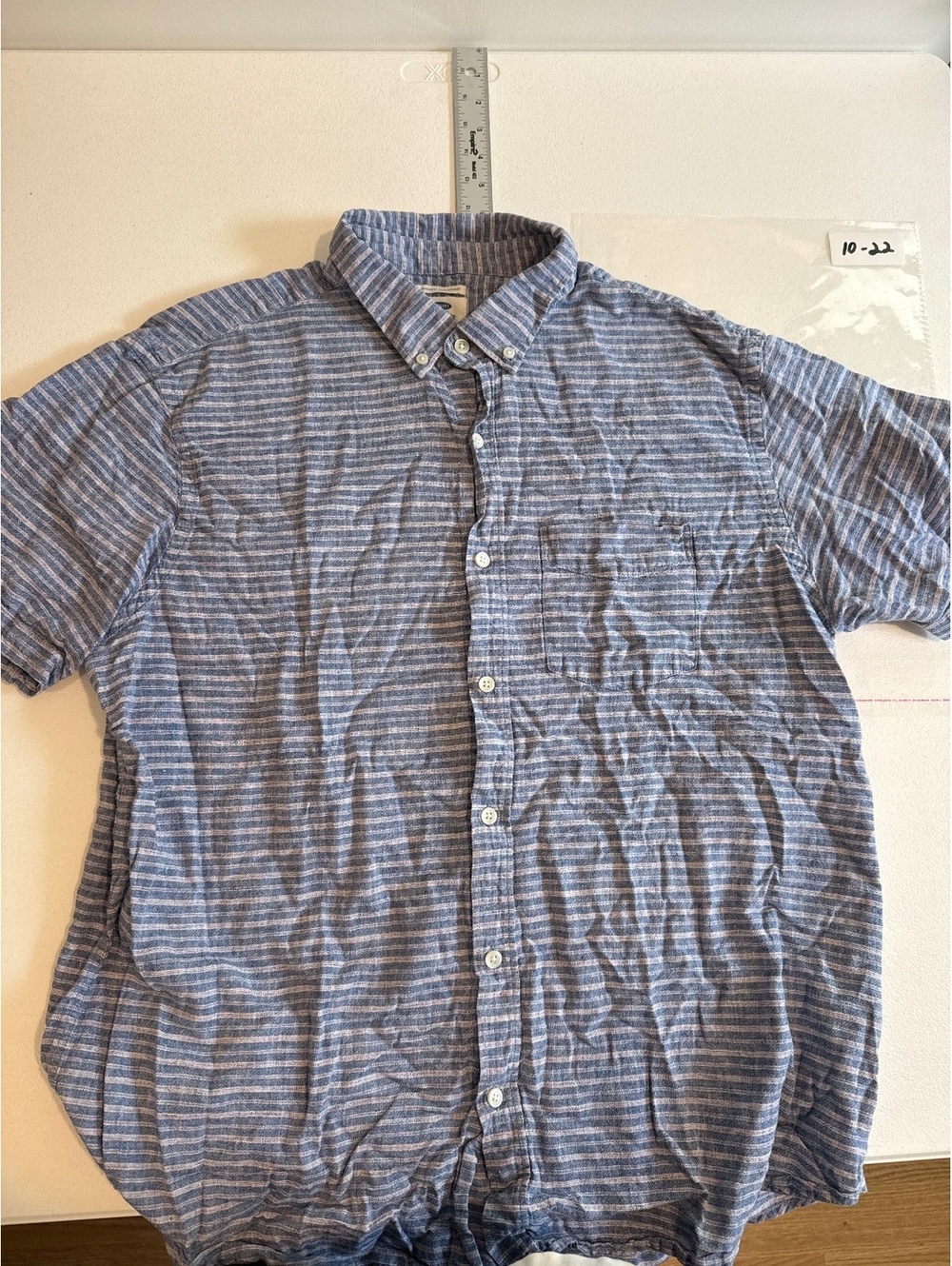 OLD NAVY BUTTON DOWN STRIPE SIZE XL